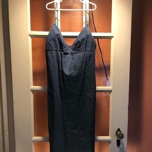 JCrew long denim dress Size S